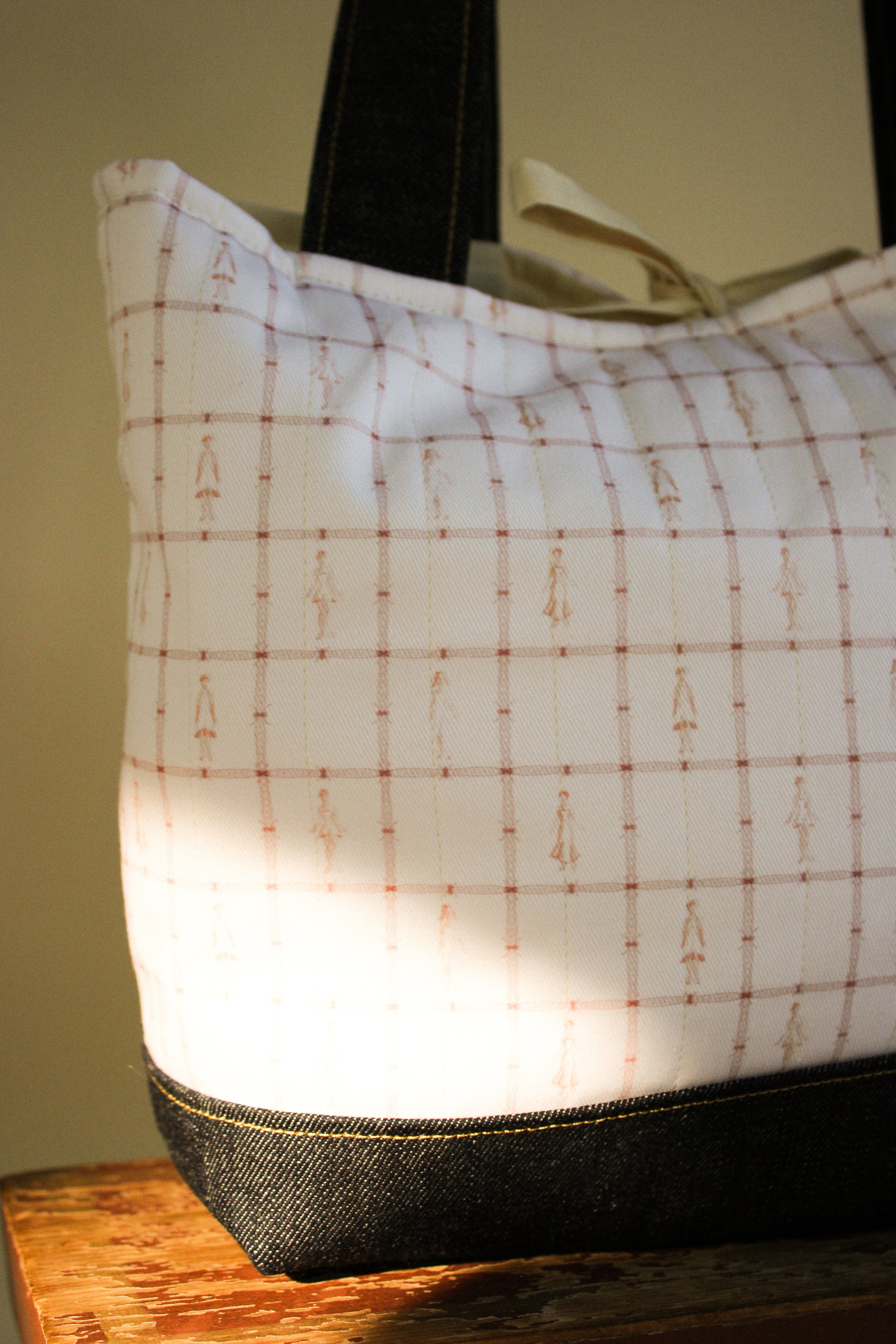 Country and Denim Tote Bag