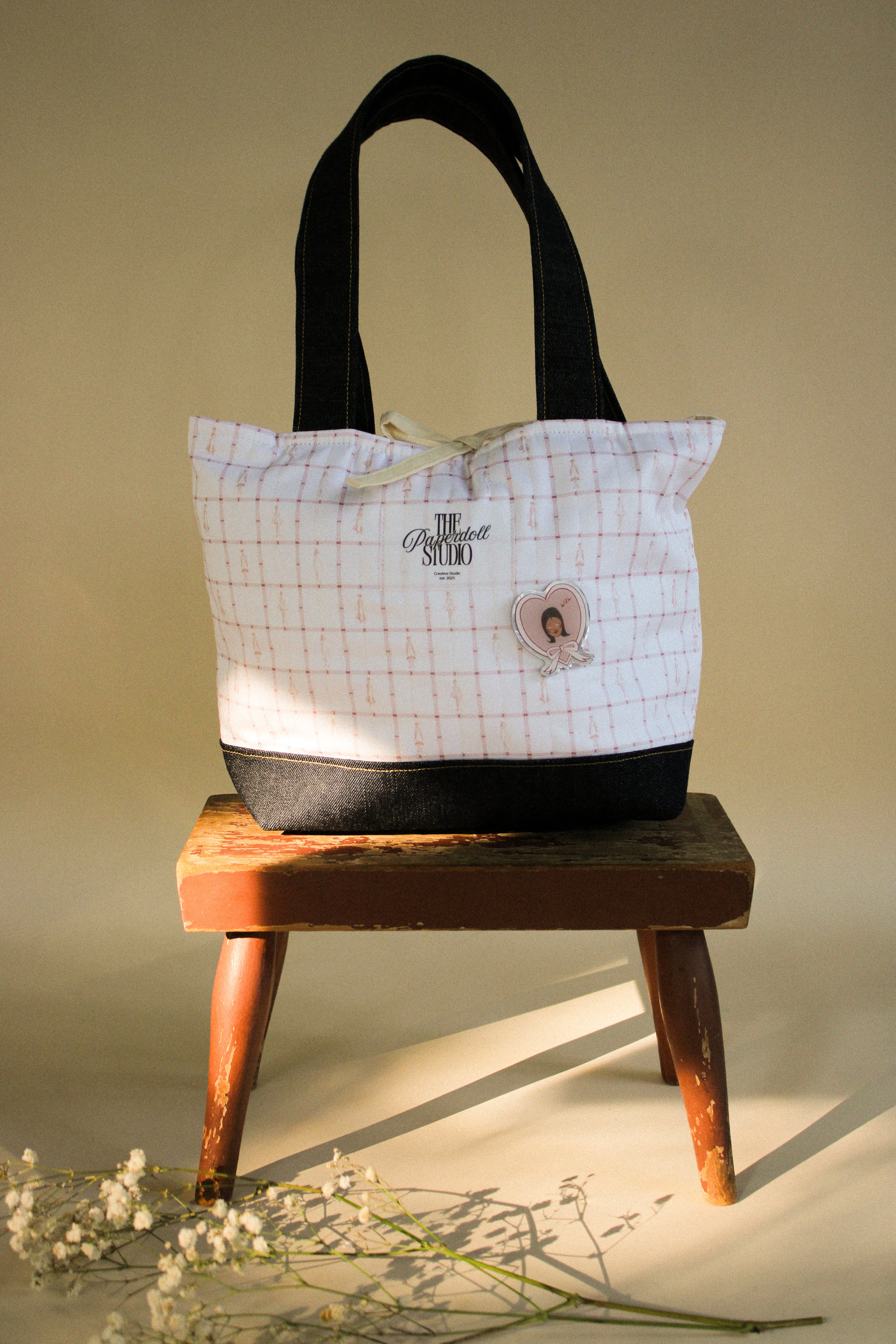 Country and Denim Tote Bag