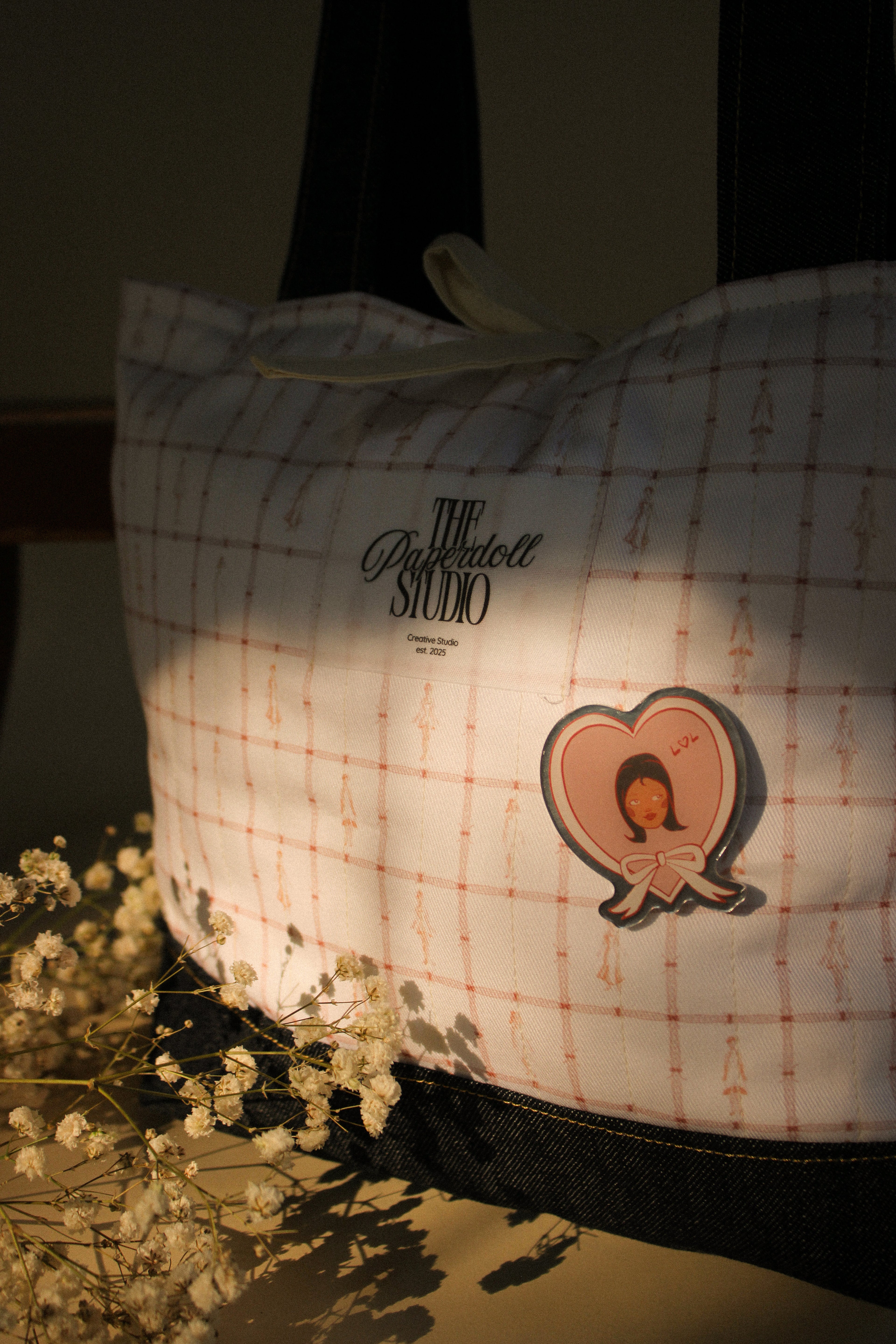Country and Denim Tote Bag