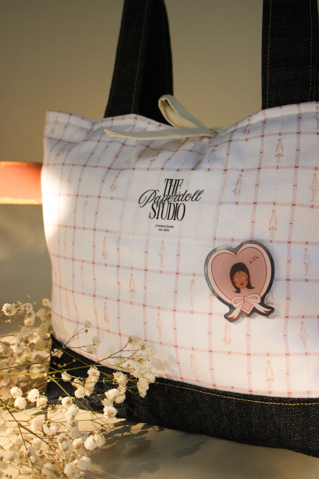 Country and Denim Tote Bag