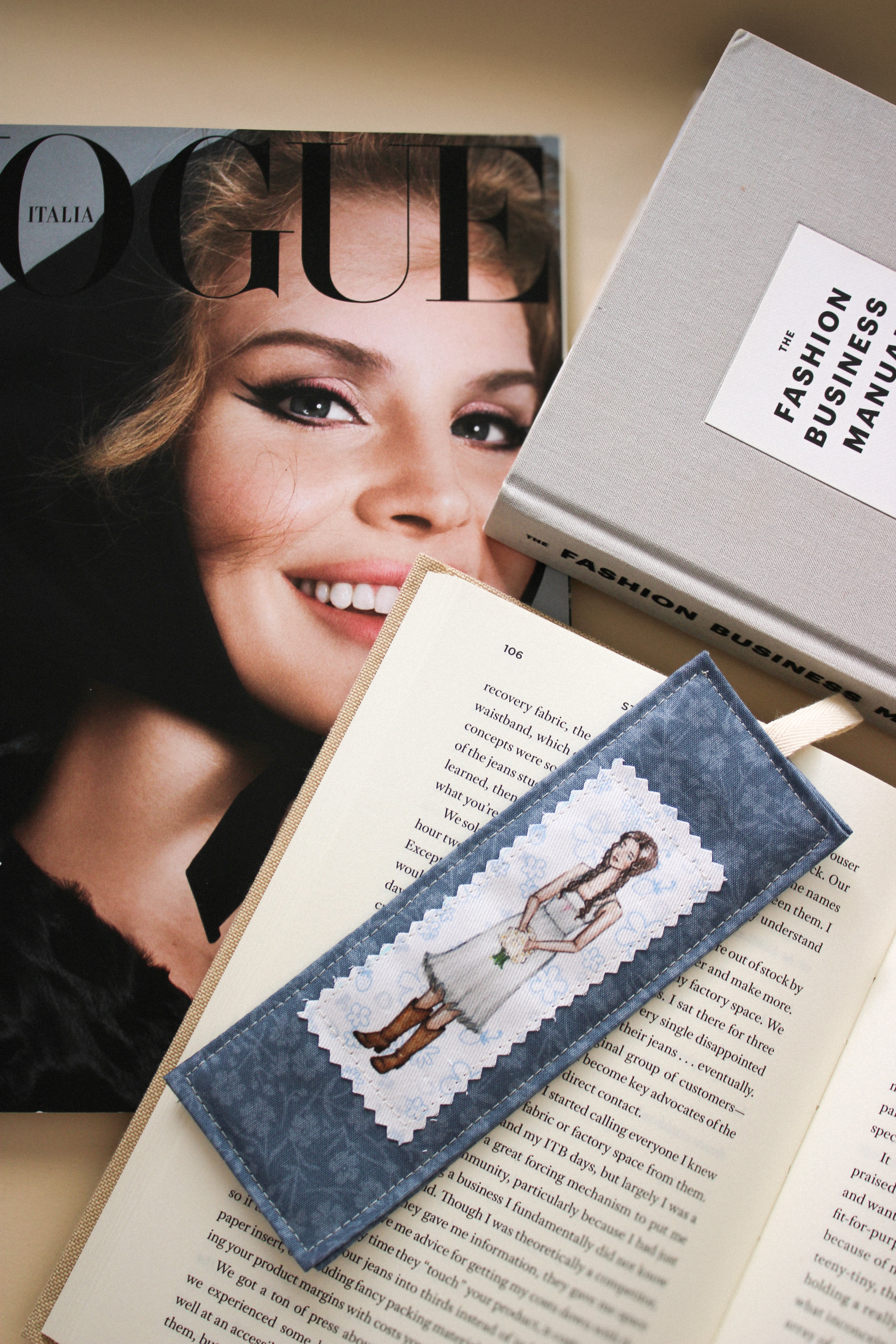 Liberty Blue Bookmark