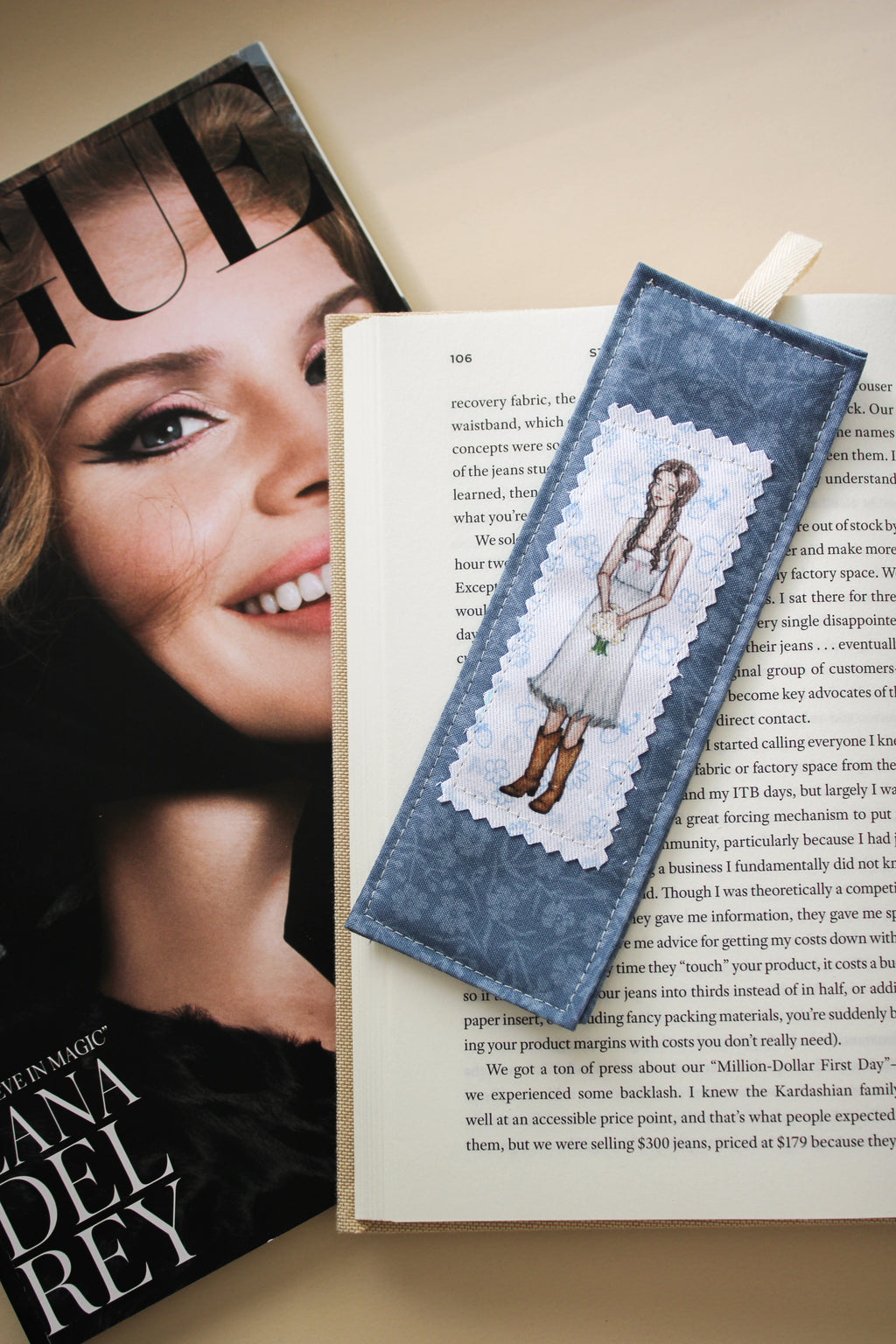 Liberty Blue Bookmark