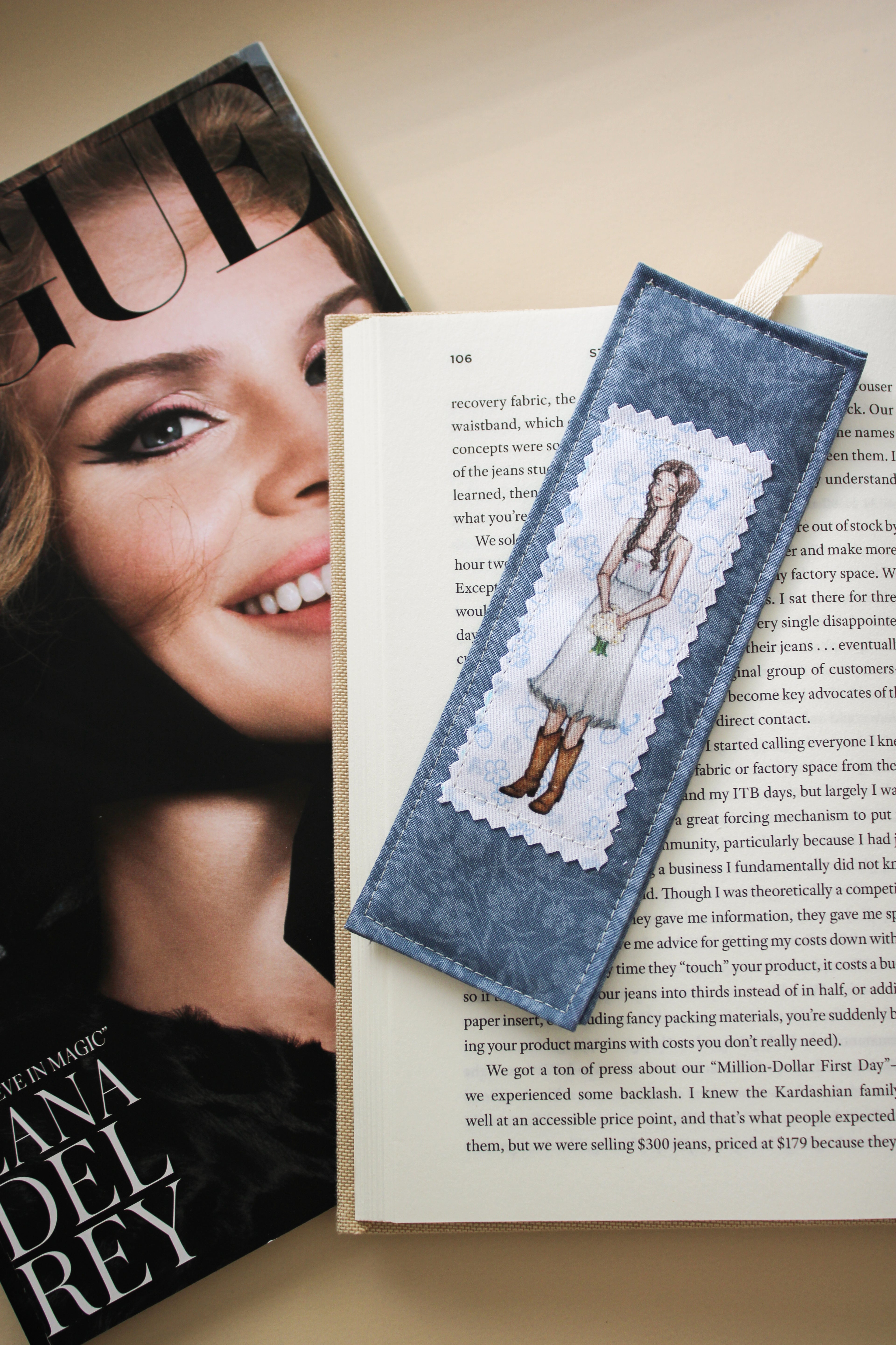 Liberty Blue Bookmark