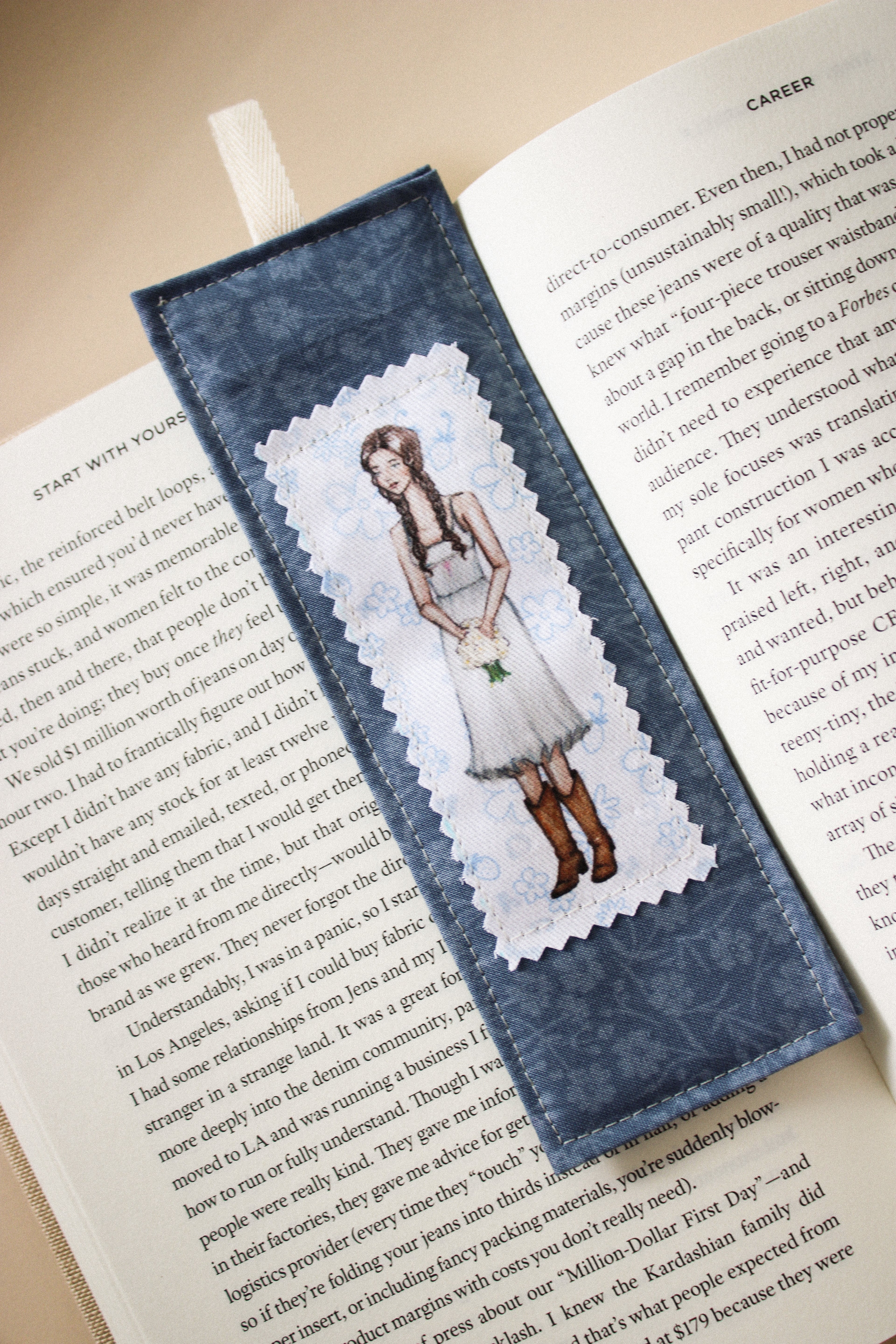 Liberty Blue Bookmark