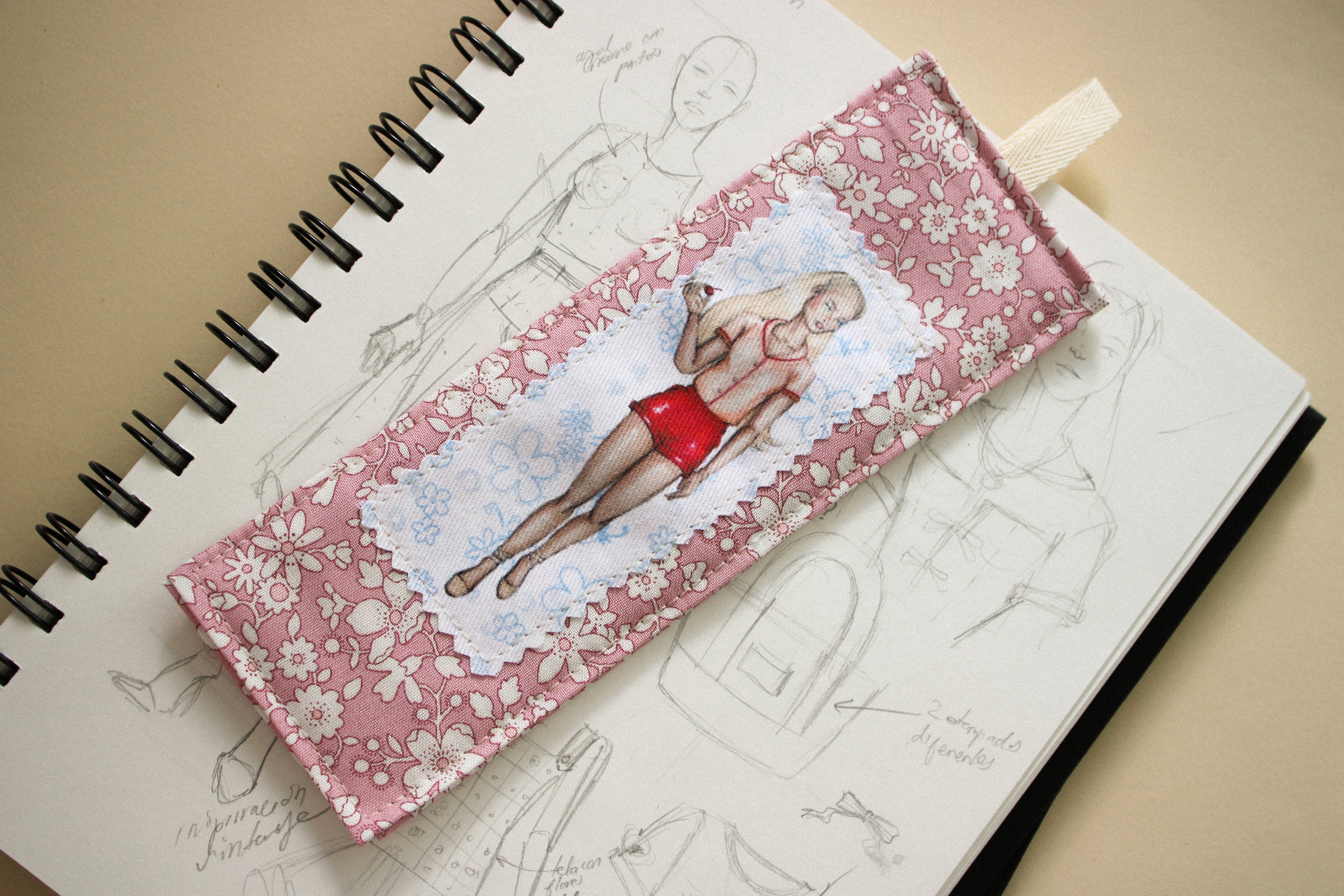 Liberty Pink Blonde Bookmark
