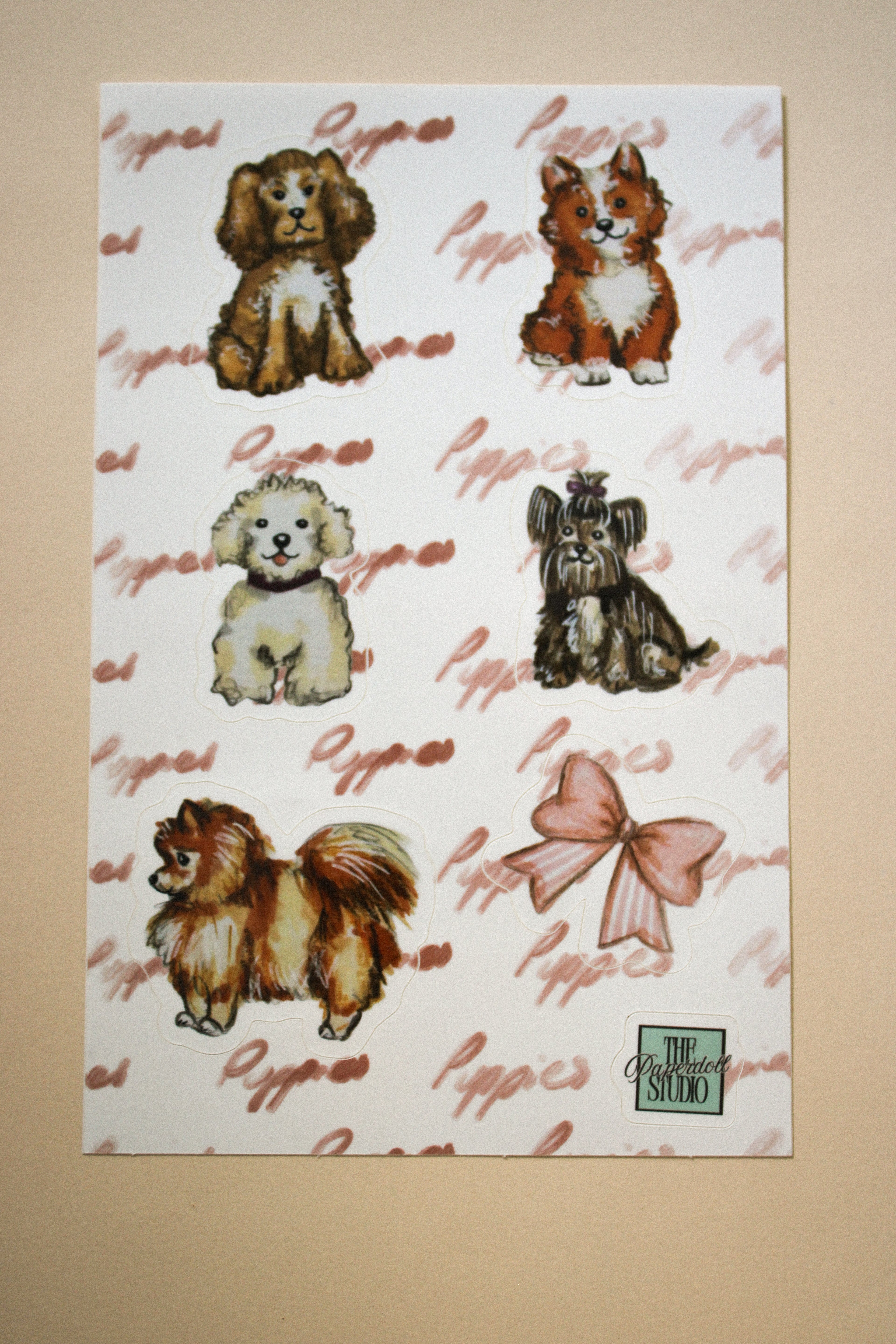 Lovely Dogs Sticker Sheet