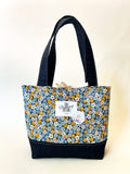 Flowers & Denim Tote Bag