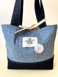 Blue & Denim Tote Bag