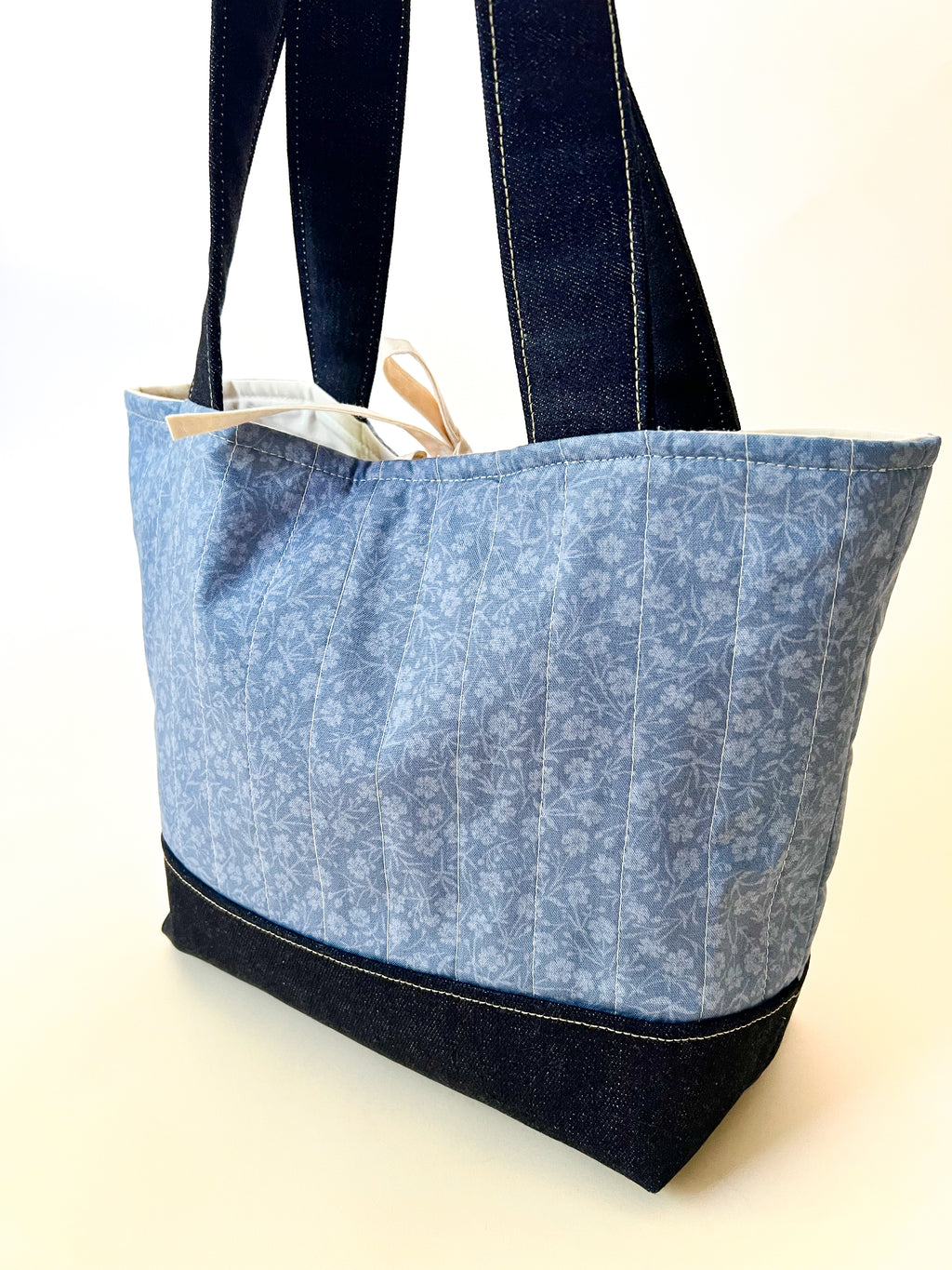 Blue & Denim Tote Bag