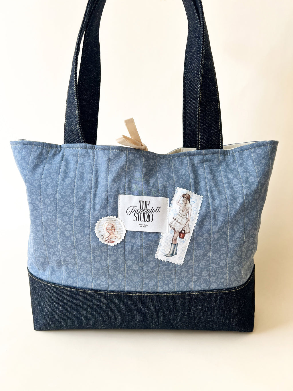 Blue & Denim, Big Tote Bag