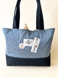 Blue & Denim, Big Tote Bag